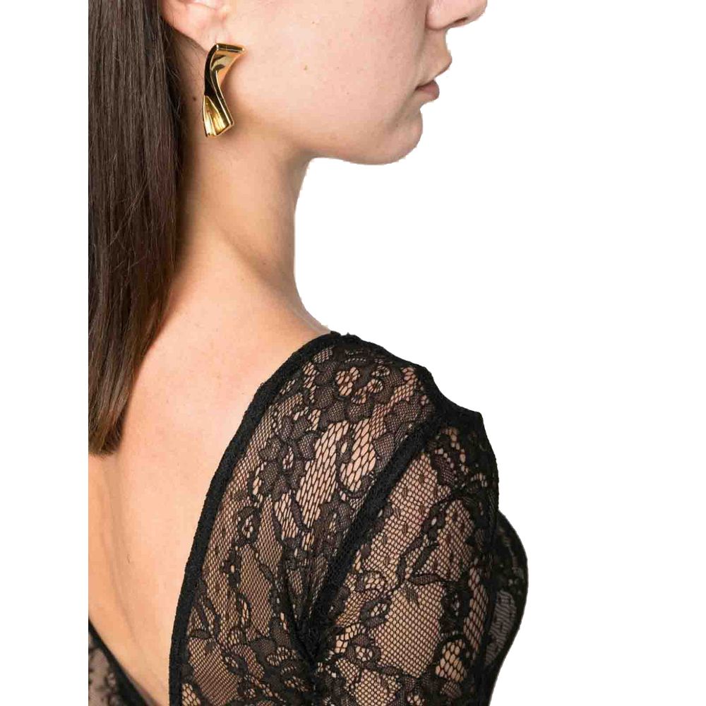 PINKO Schwarze Nylonoberteile und T-Shirts