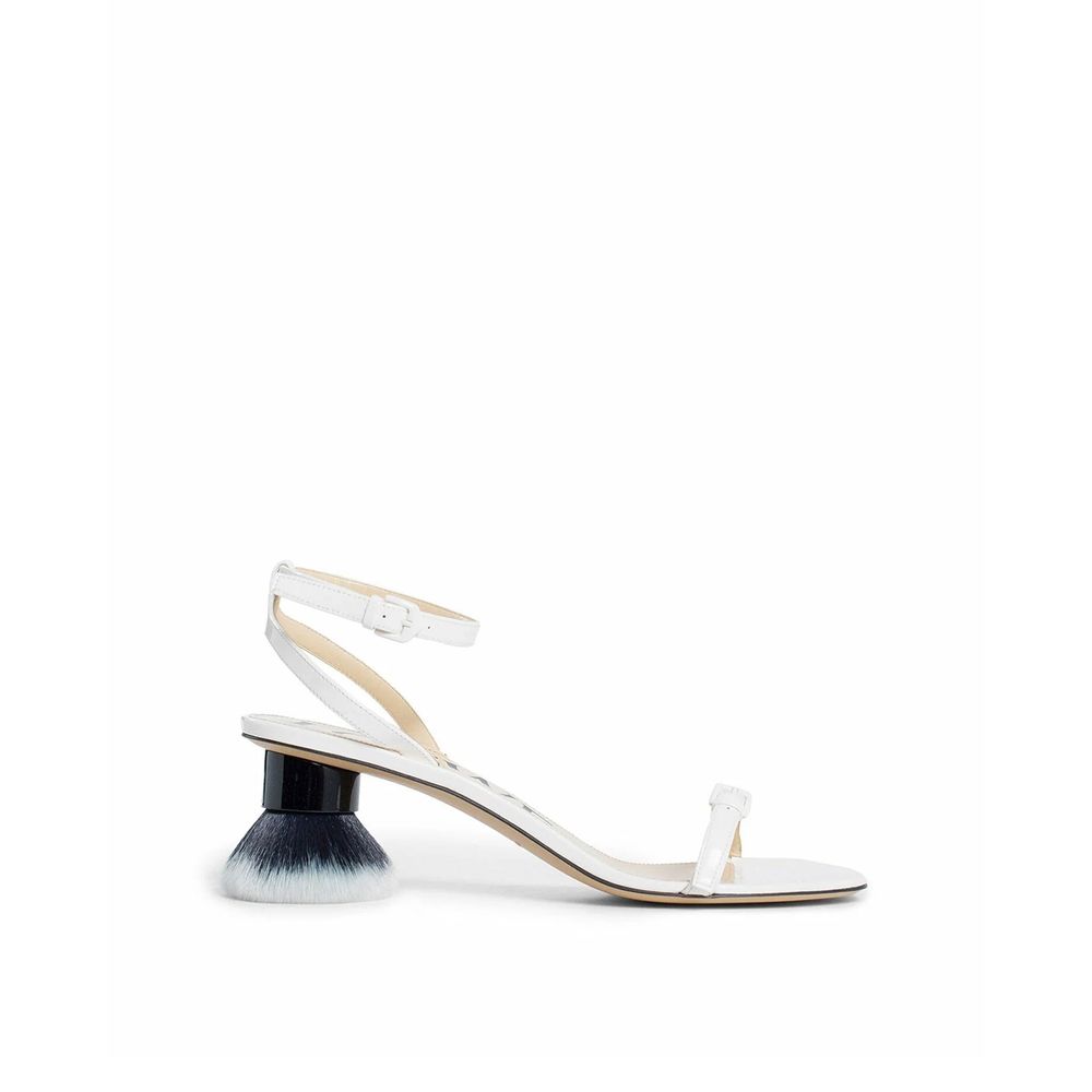 Loewe – Sandalen aus gebürstetem Leder mit Blütenblattmuster