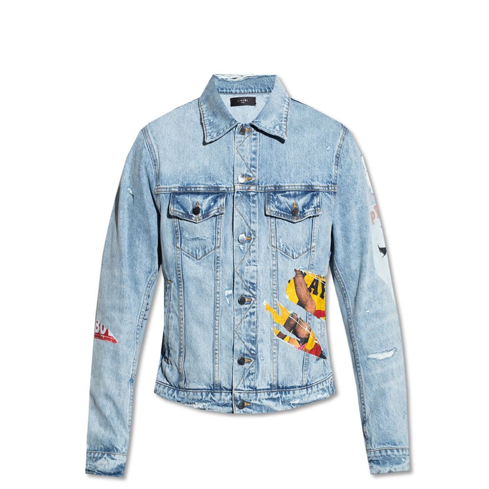 Amiri Playboy Magazine Trucker-Jeansjacke