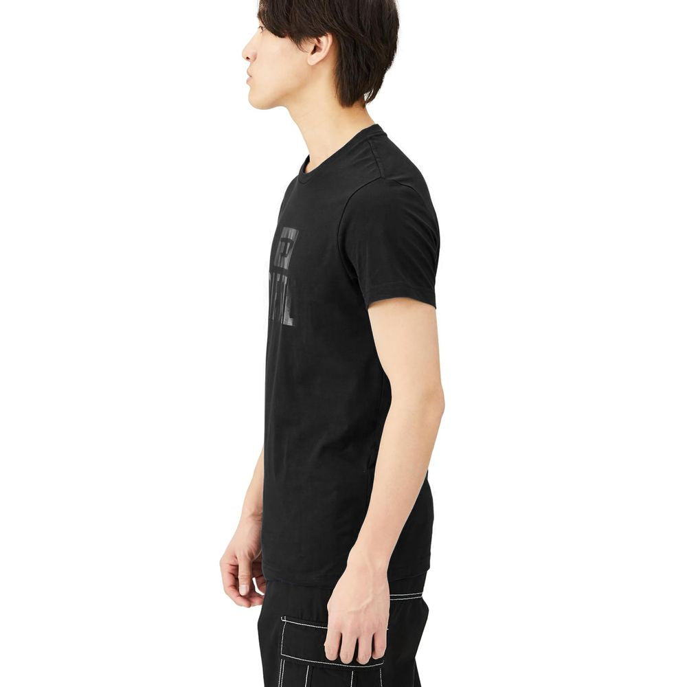 Diesel – Schwarzes Baumwoll-T-Shirt