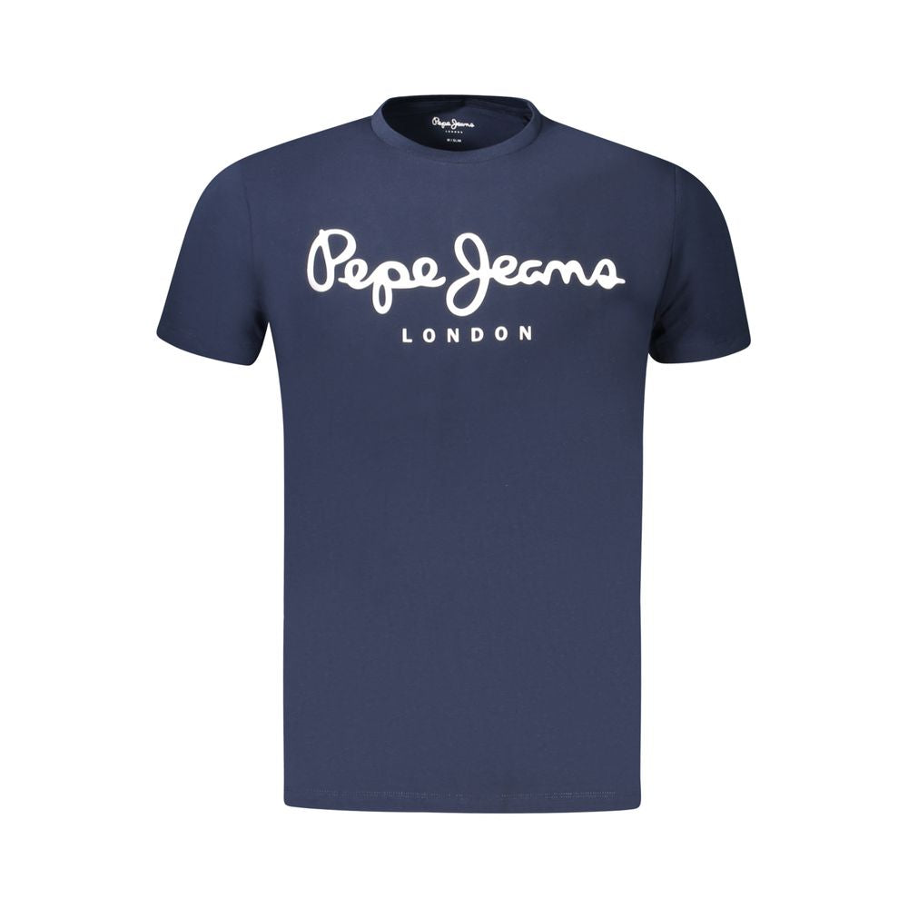 T-shirt Pepe Jeans en coton bleu pour homme