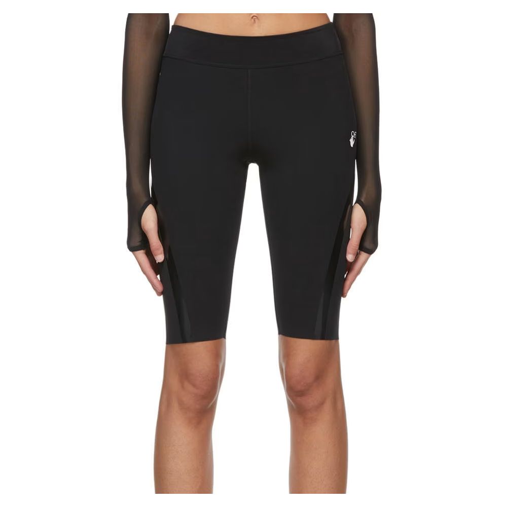 Off-White – Schwarze Nylon-Shorts