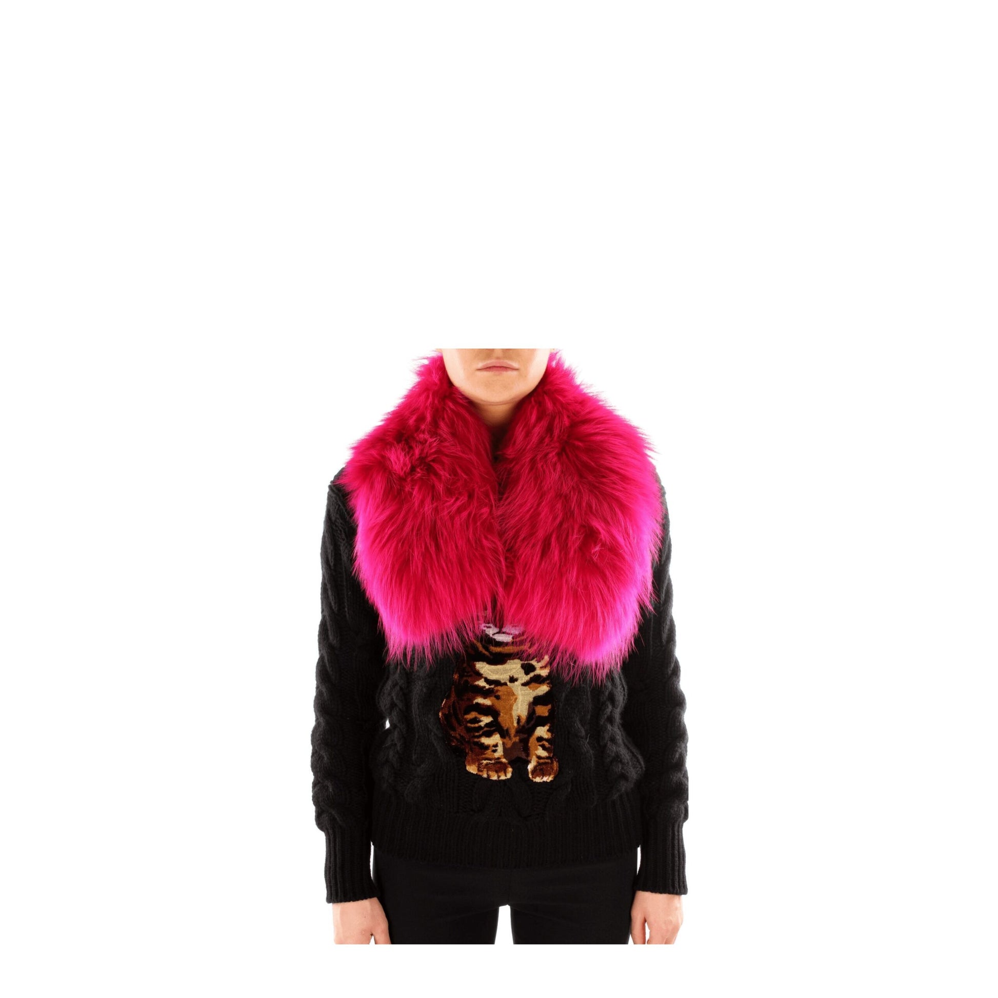 Herr Frau Hemd Rosa Pelz Foulards