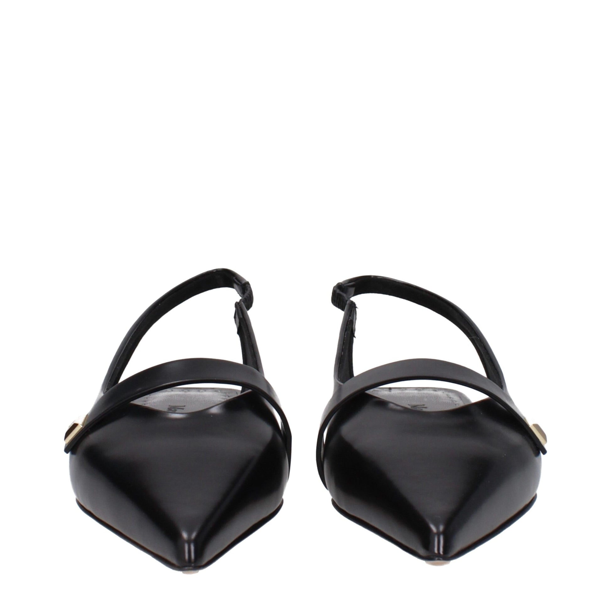 Ballerines Max Mara en cuir noir