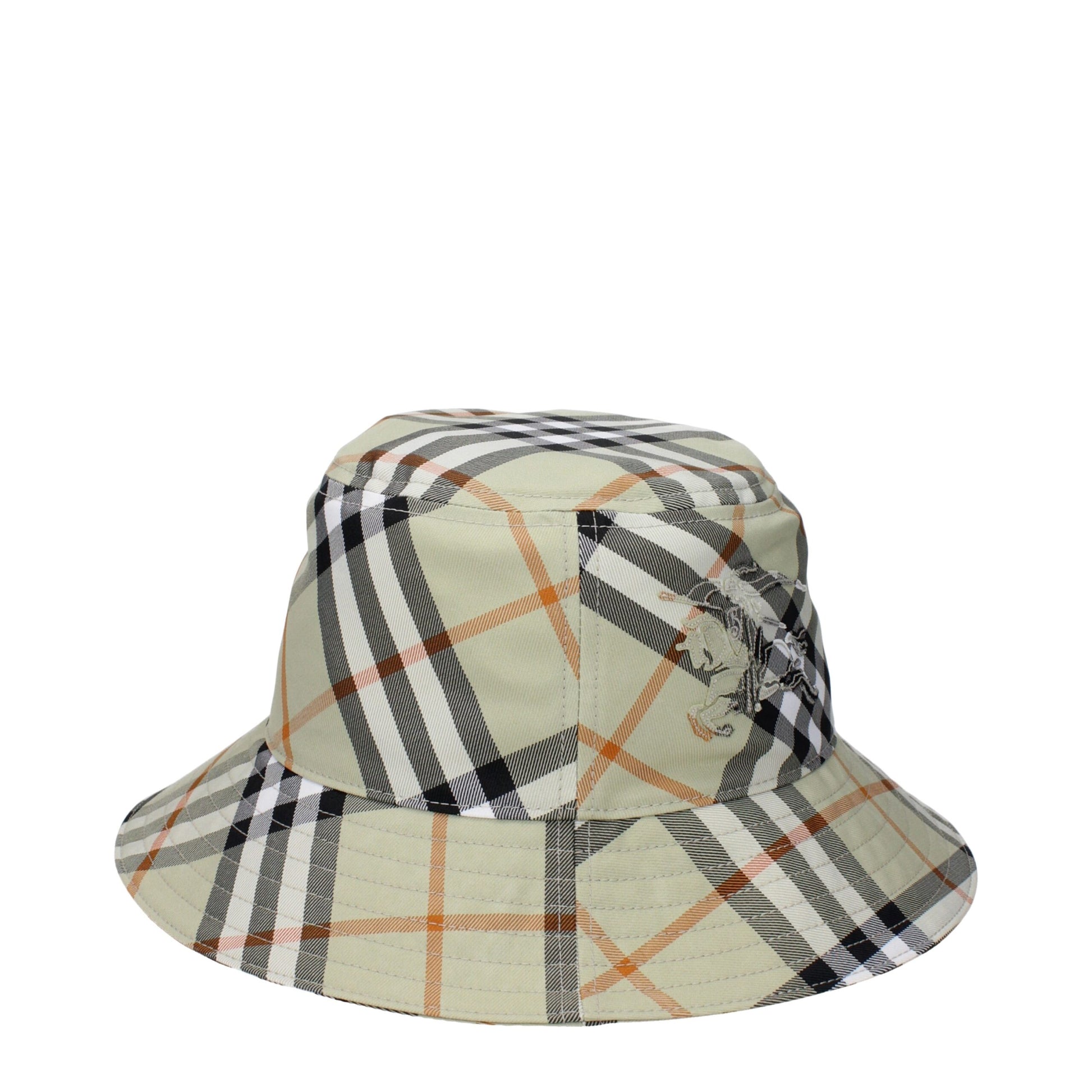 Chapeau bob en tissu vert Burberry