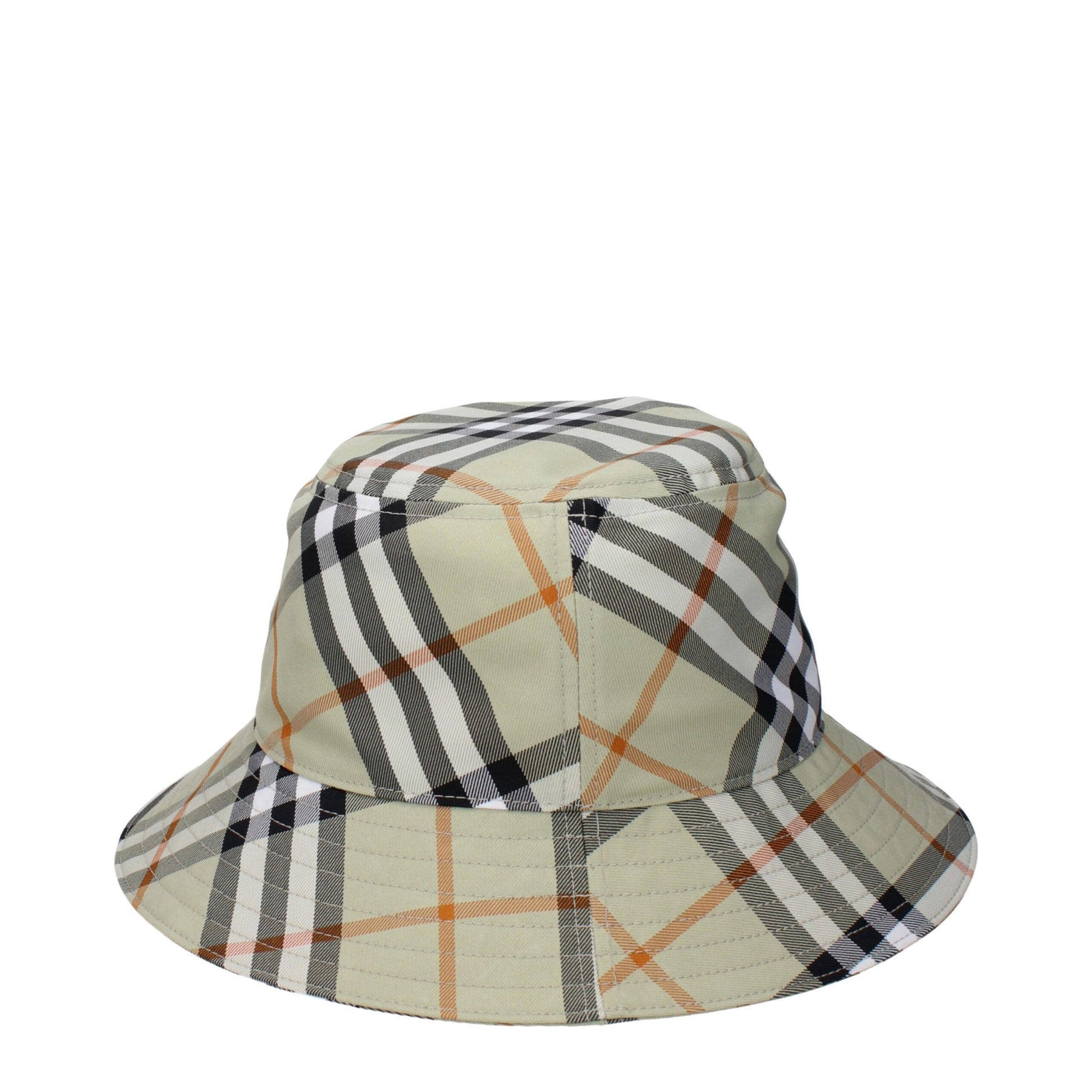 Chapeau bob en tissu vert Burberry