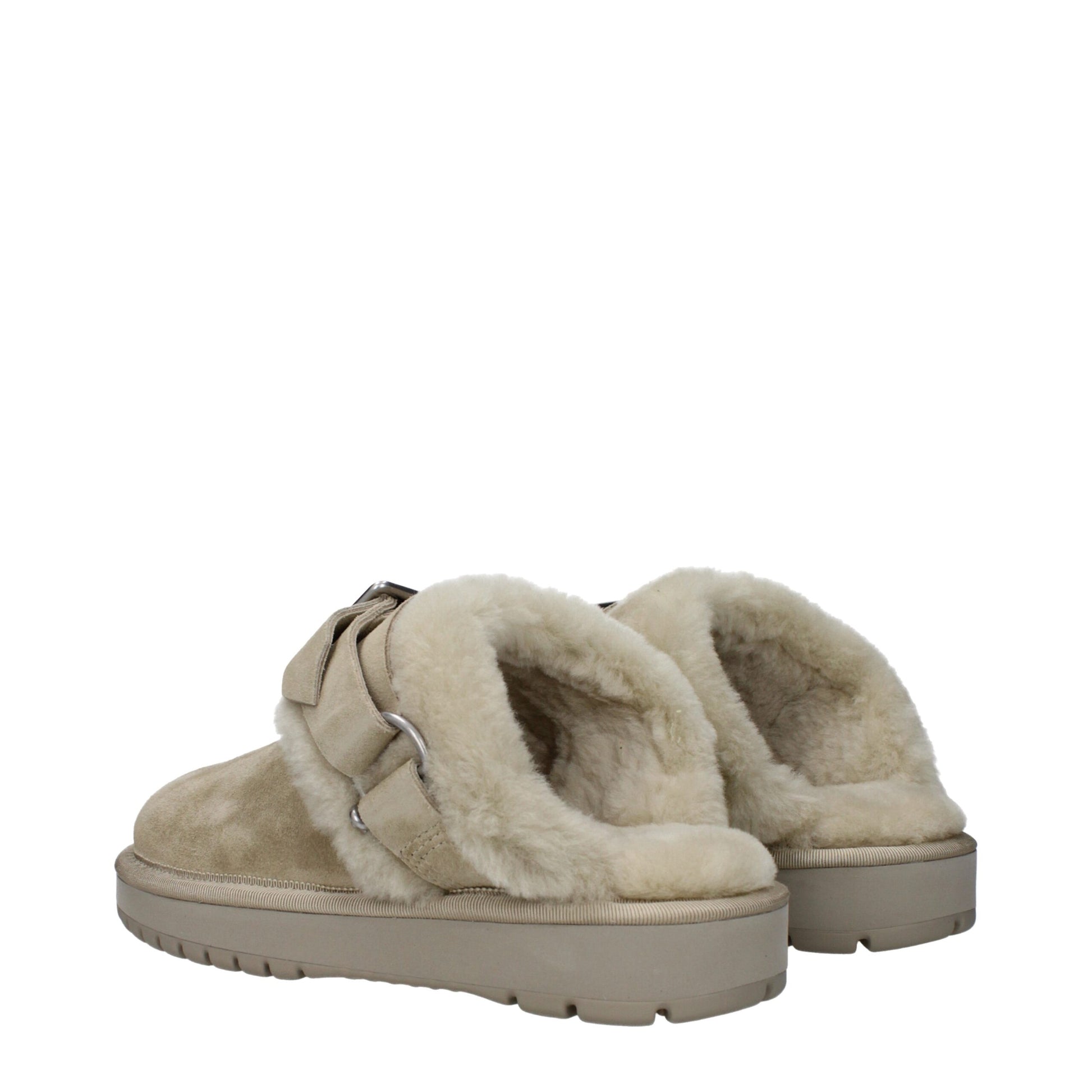 Mocassins en cuir vert Burberry