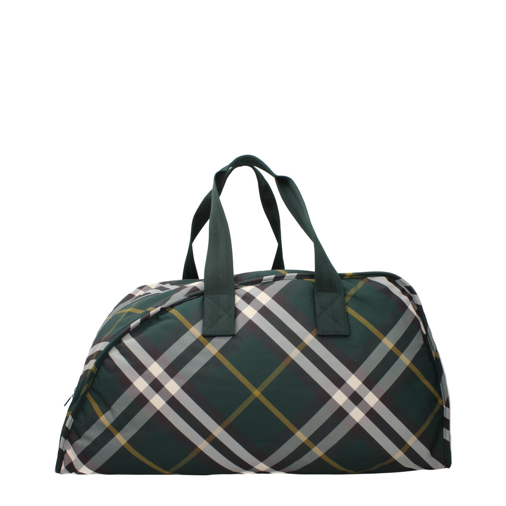 Burberry Bagage et Accessoires de Voyage en Tissu Vert
