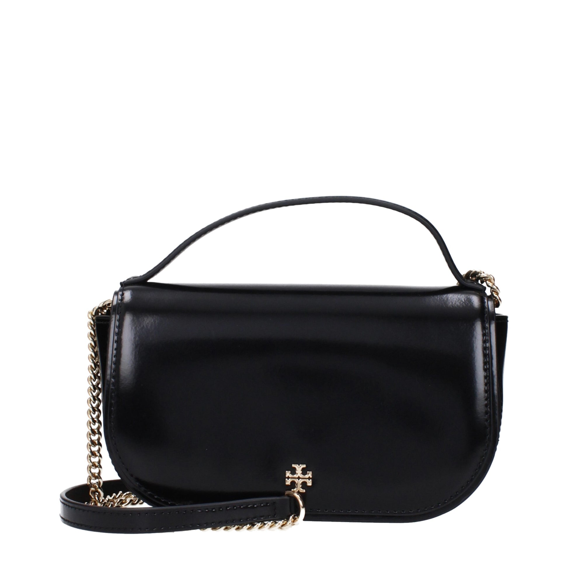 Sac à main en cuir noir Tory Burch