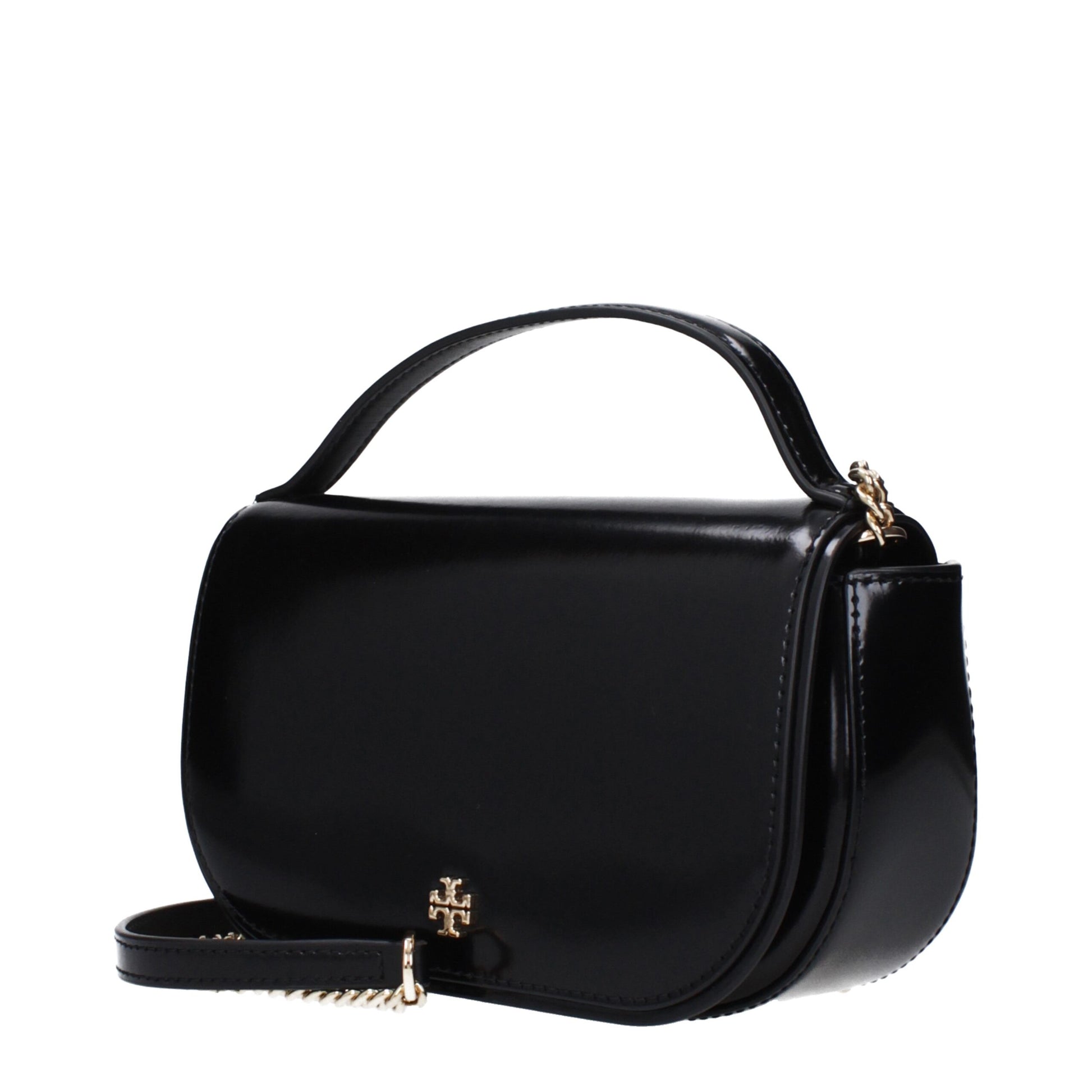 Sac à main en cuir noir Tory Burch