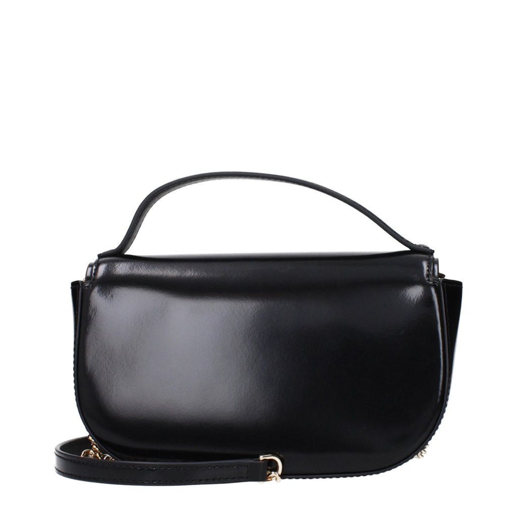 Sac à main en cuir noir Tory Burch