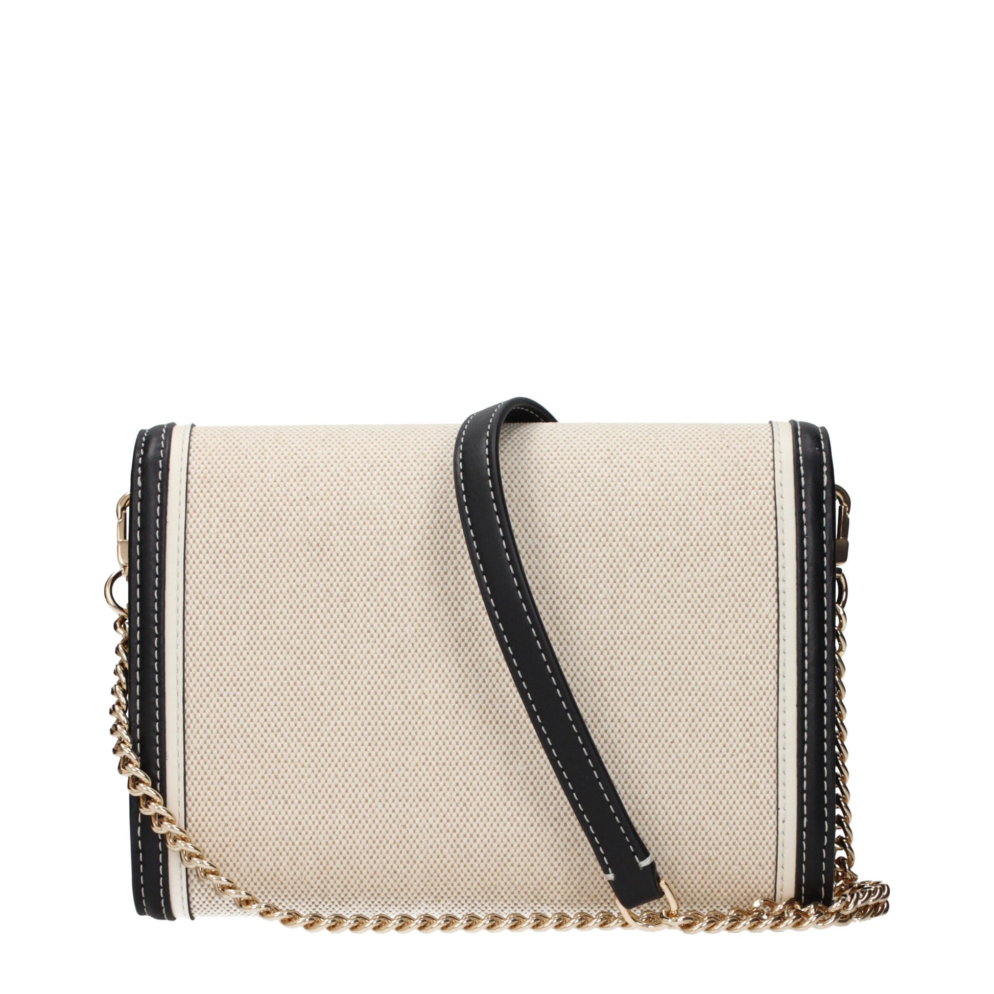Tory Burch Beige Fabric Clutch Bag
