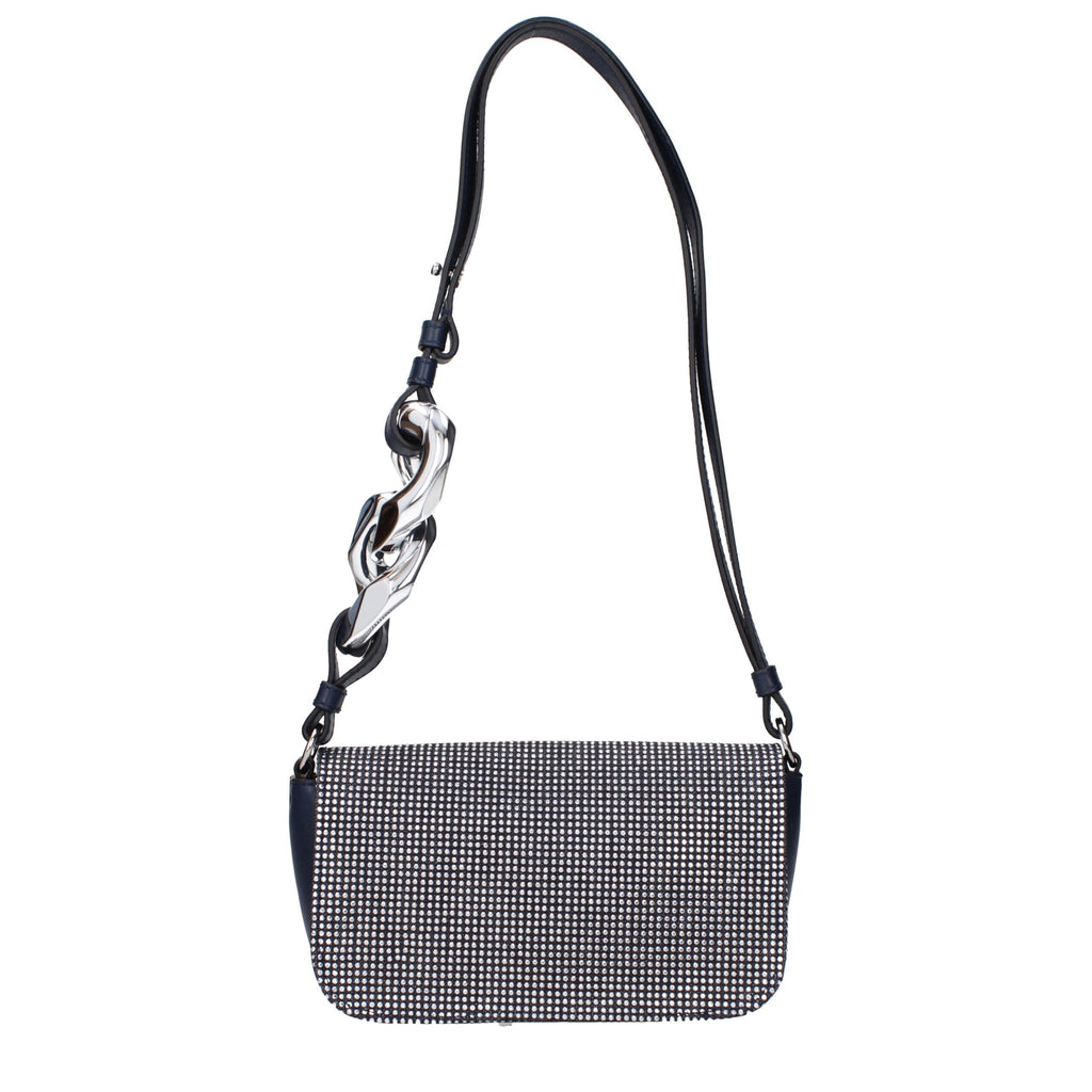 Jw Anderson Blue Fabric Shoulder Bag