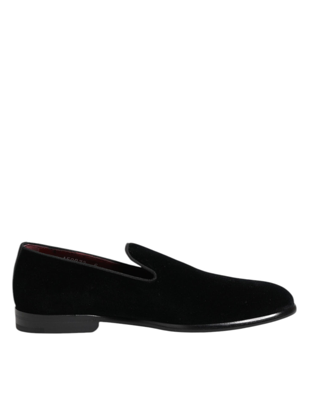 Mocassins en velours noir Dolce & Gabbana Chaussures de soirée habillées pour hommes