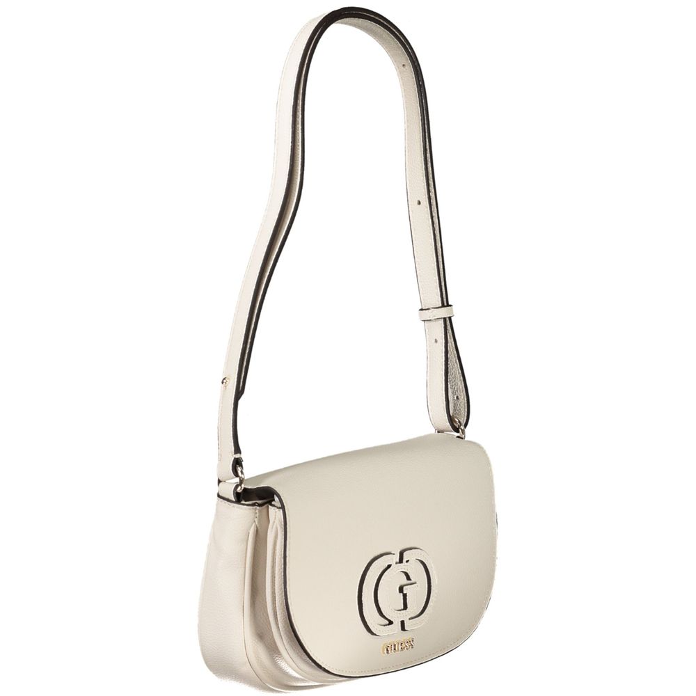 Sac à main Guess en polyuréthane blanc pour femme