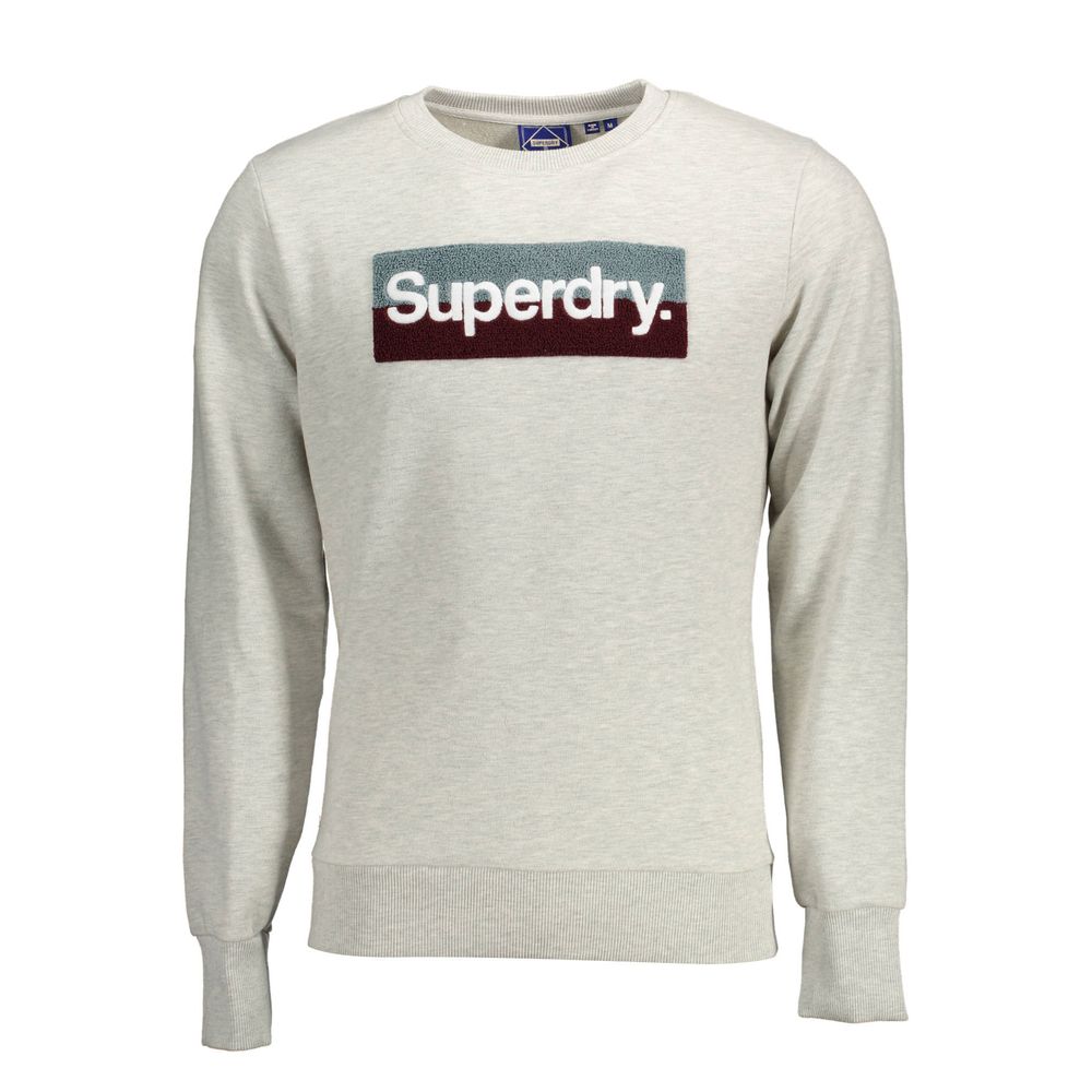 Superdry – Grauer Baumwollpullover