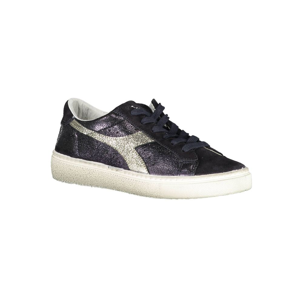 Diadora – Schwarzer Stoff-Sneaker