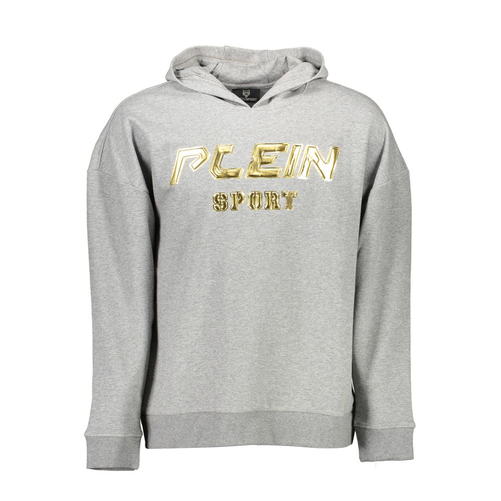 Plein Sport Grigio Coton Homme Sweat-shirt