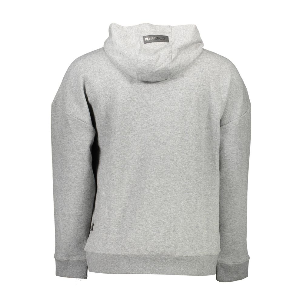 Plein Sport Grigio Coton Homme Sweat-shirt