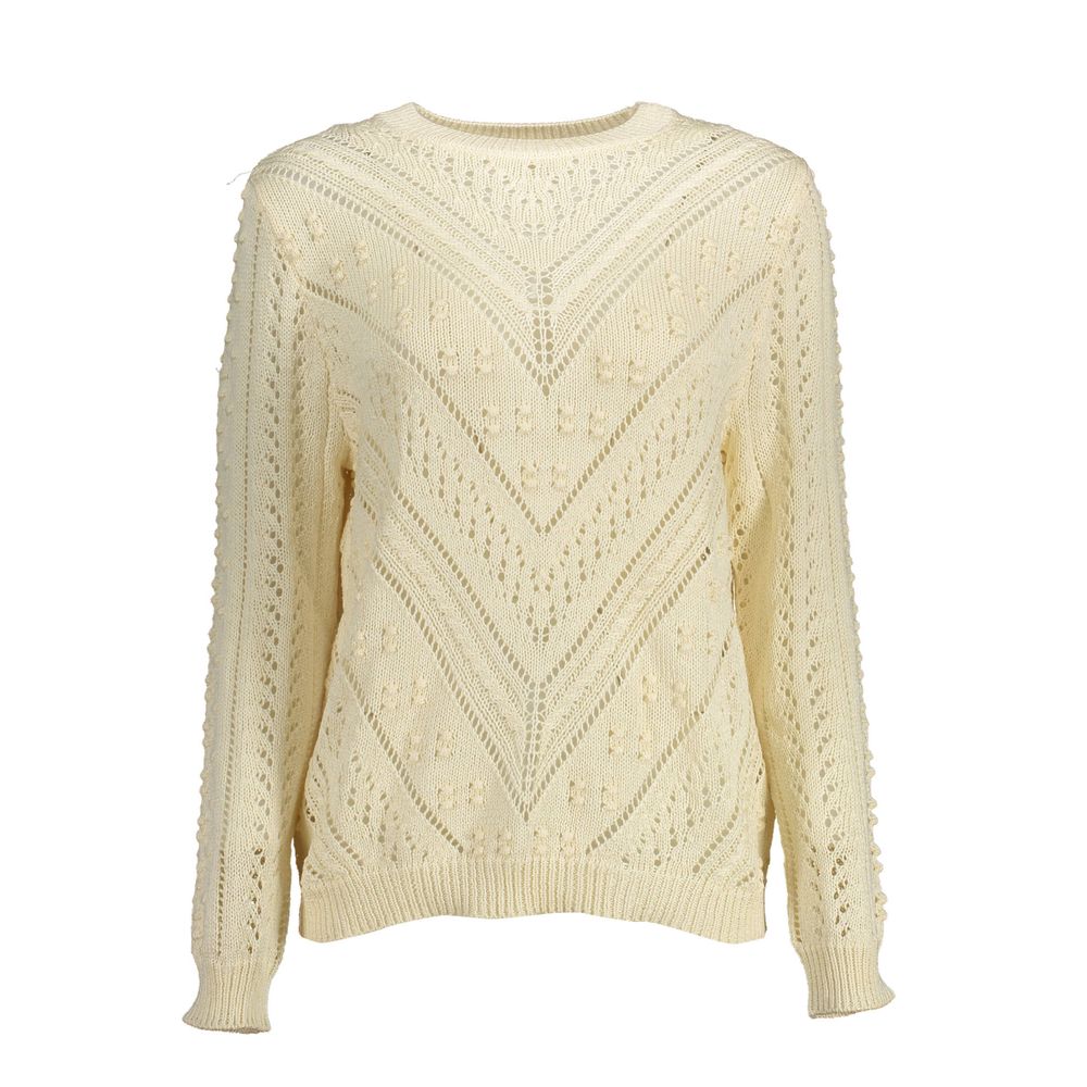 Weißer Polyesterpullover Kocca