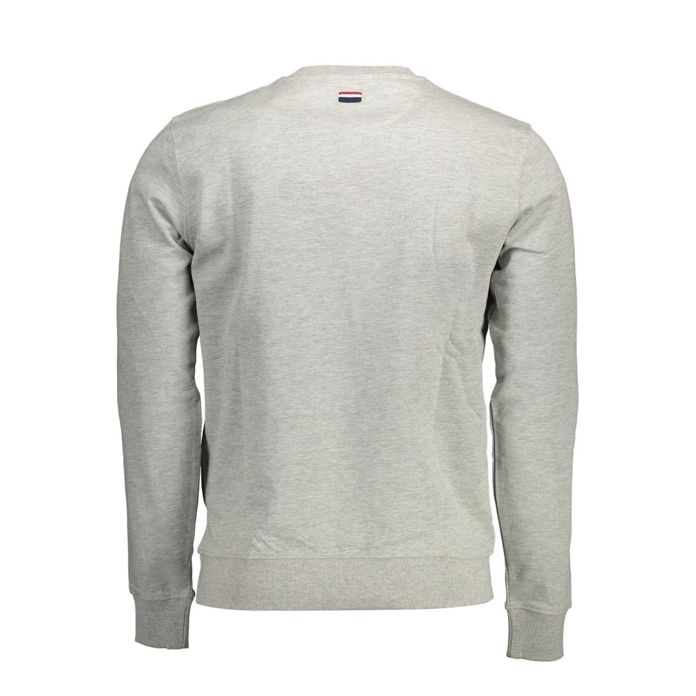U.S. POLO ASSN. Sweat-shirt gris en coton pour homme