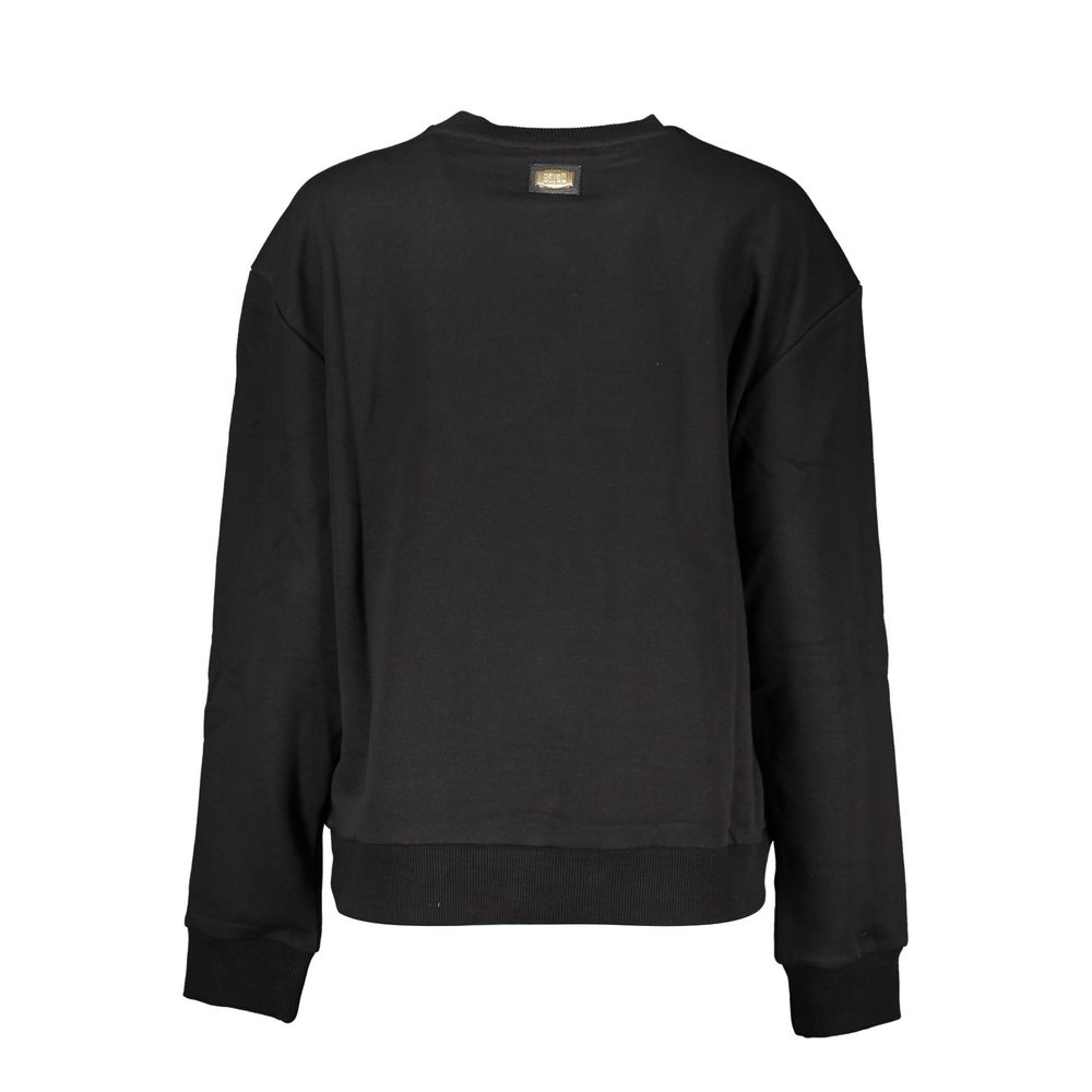 Pull Cavalli Class en coton noir pour femme