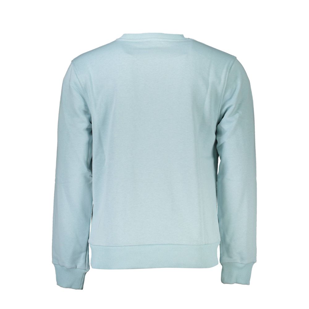 Sweat-shirt en coton Cavalli Class Azzurro pour homme