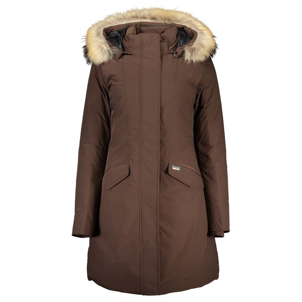 Woolrich Braune Baumwolljacken und -mäntel