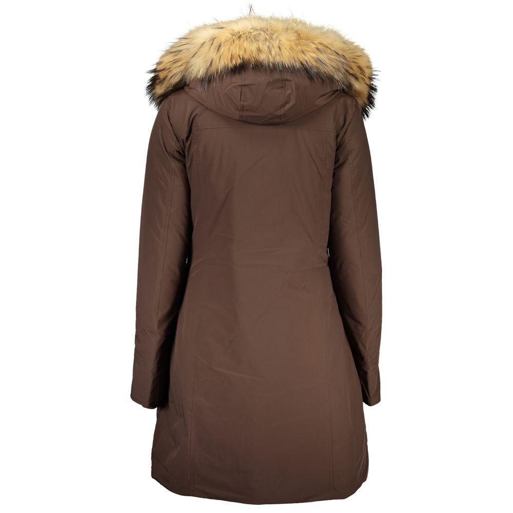 Woolrich Braune Baumwolljacken und -mäntel