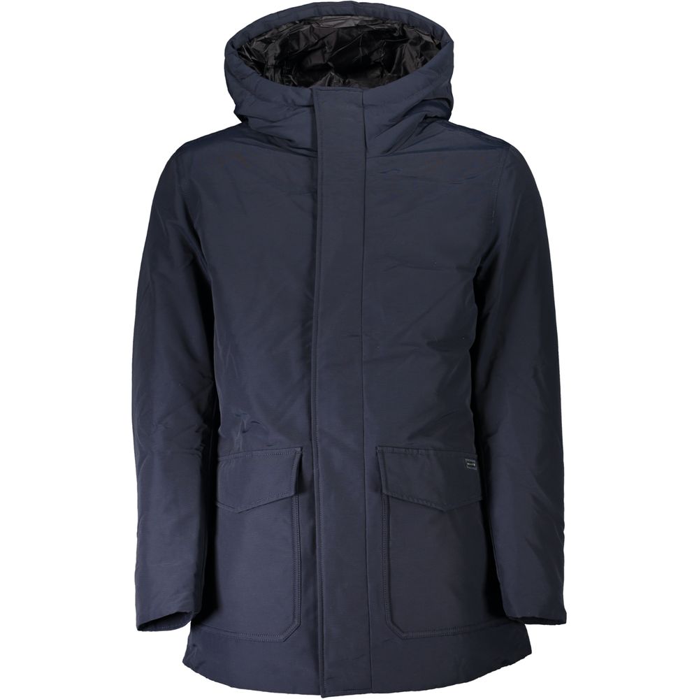 Blaue Baumwolljacke von Woolrich