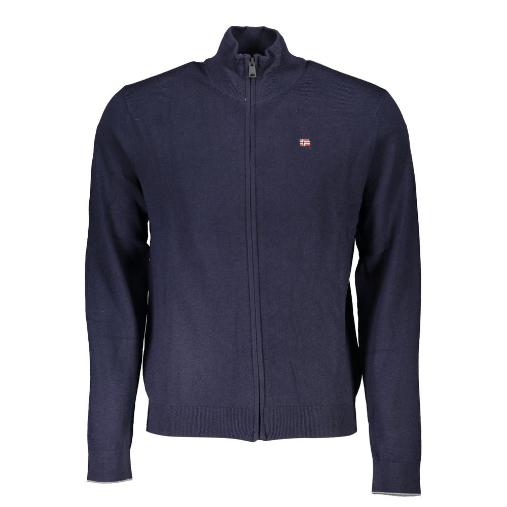 Cardigan Napapijri bleu en tissu pour homme