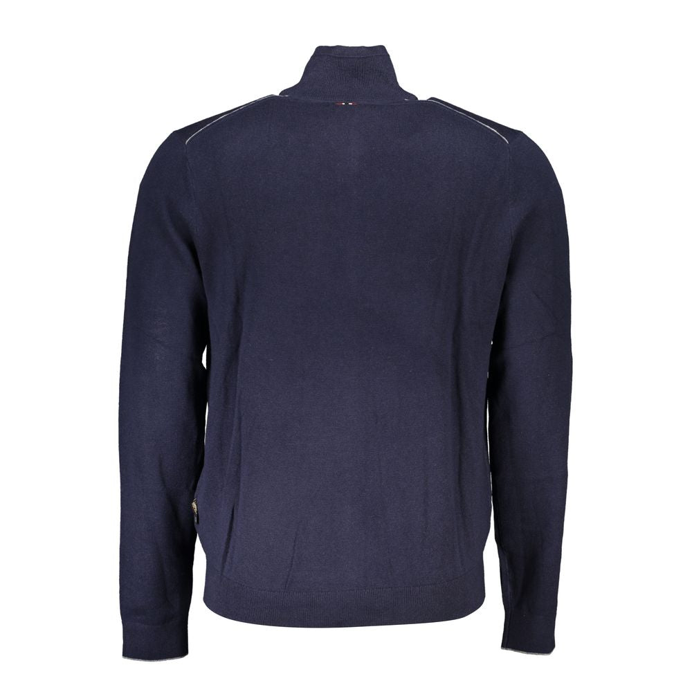 Cardigan Napapijri bleu en tissu pour homme