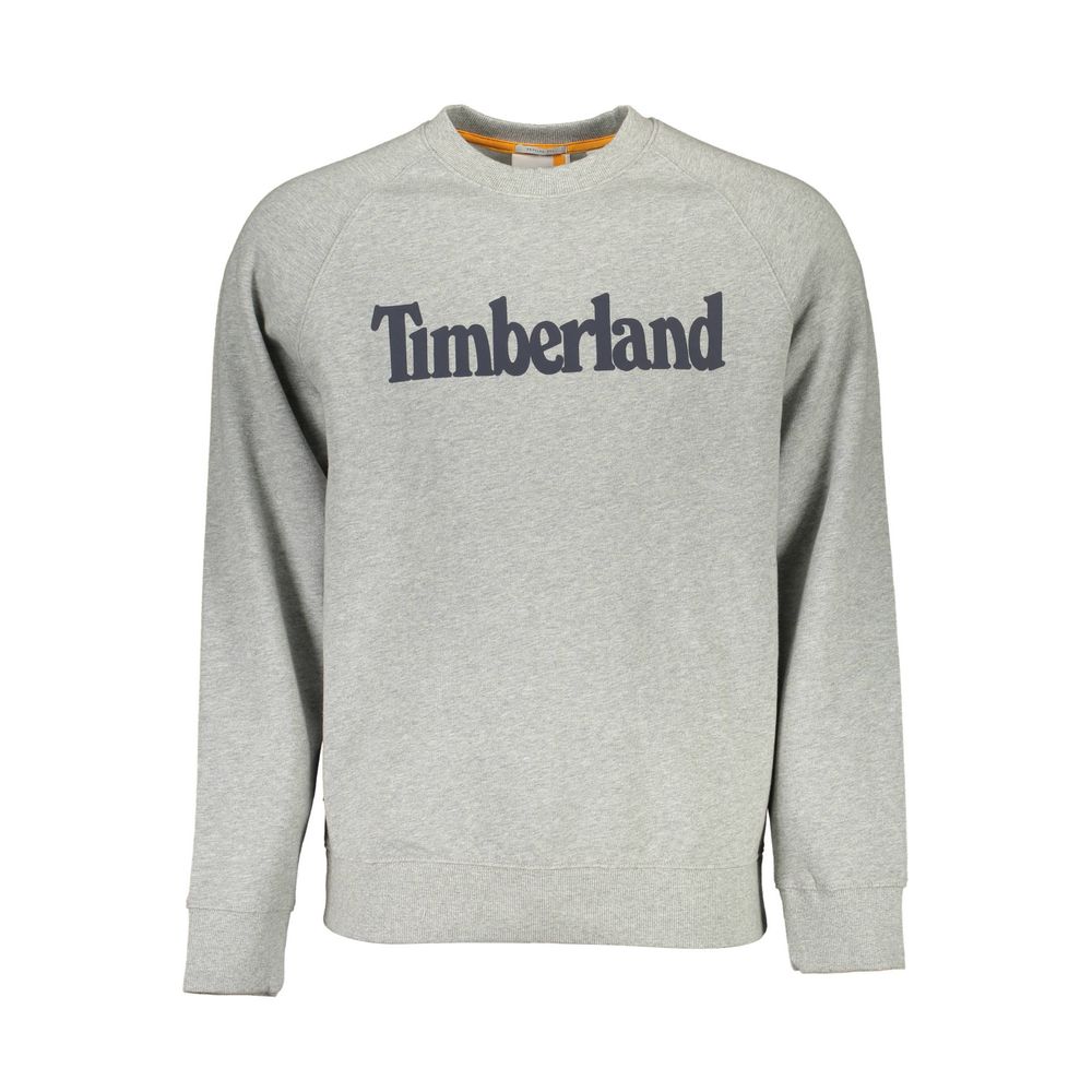 Sweat-shirt homme Timberland en coton gris