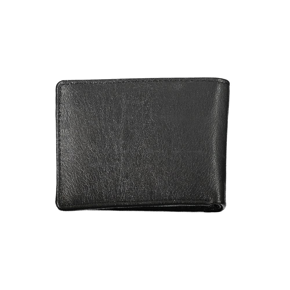 Blauer Schwarze Lederbrieftasche