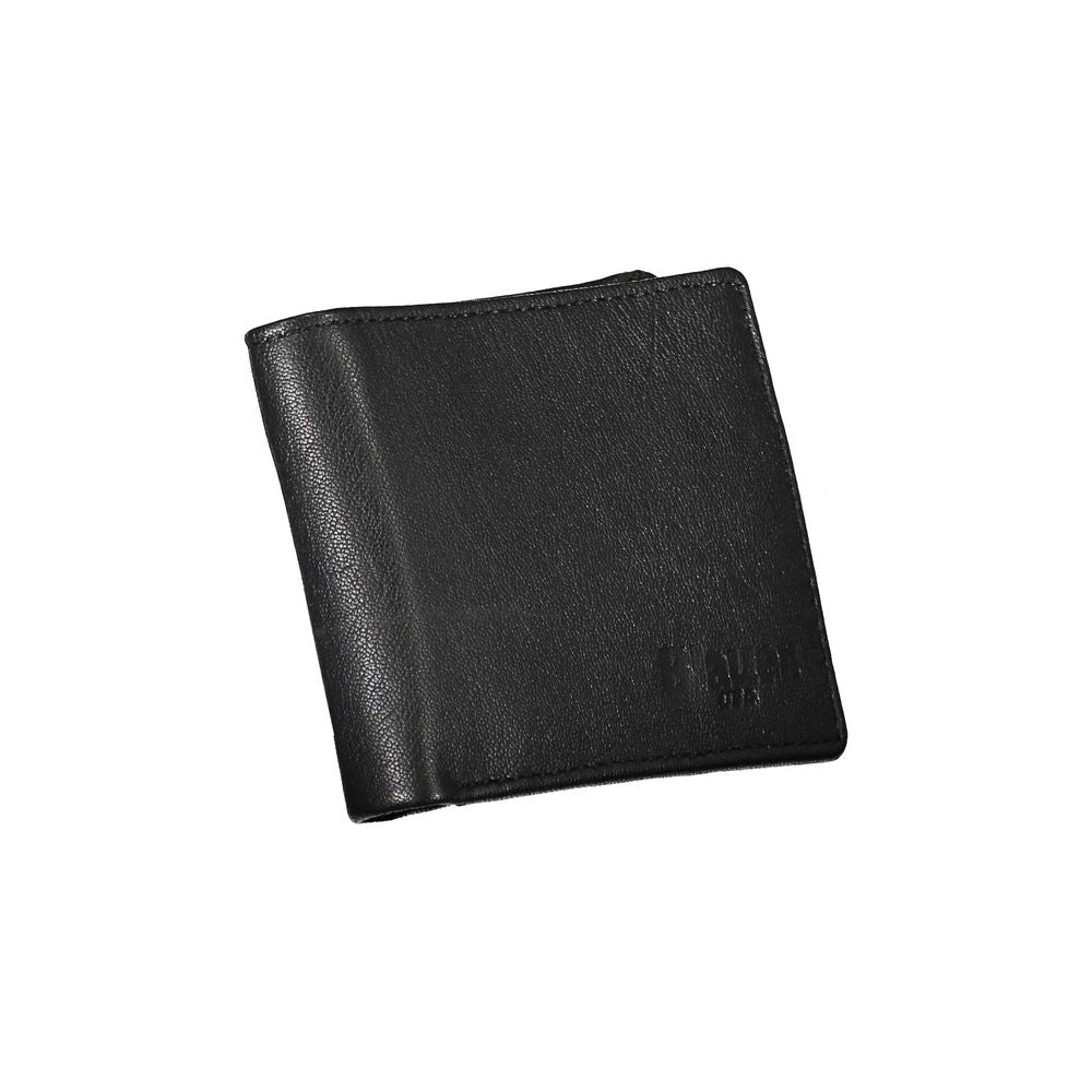 Blauer Schwarze Lederbrieftasche