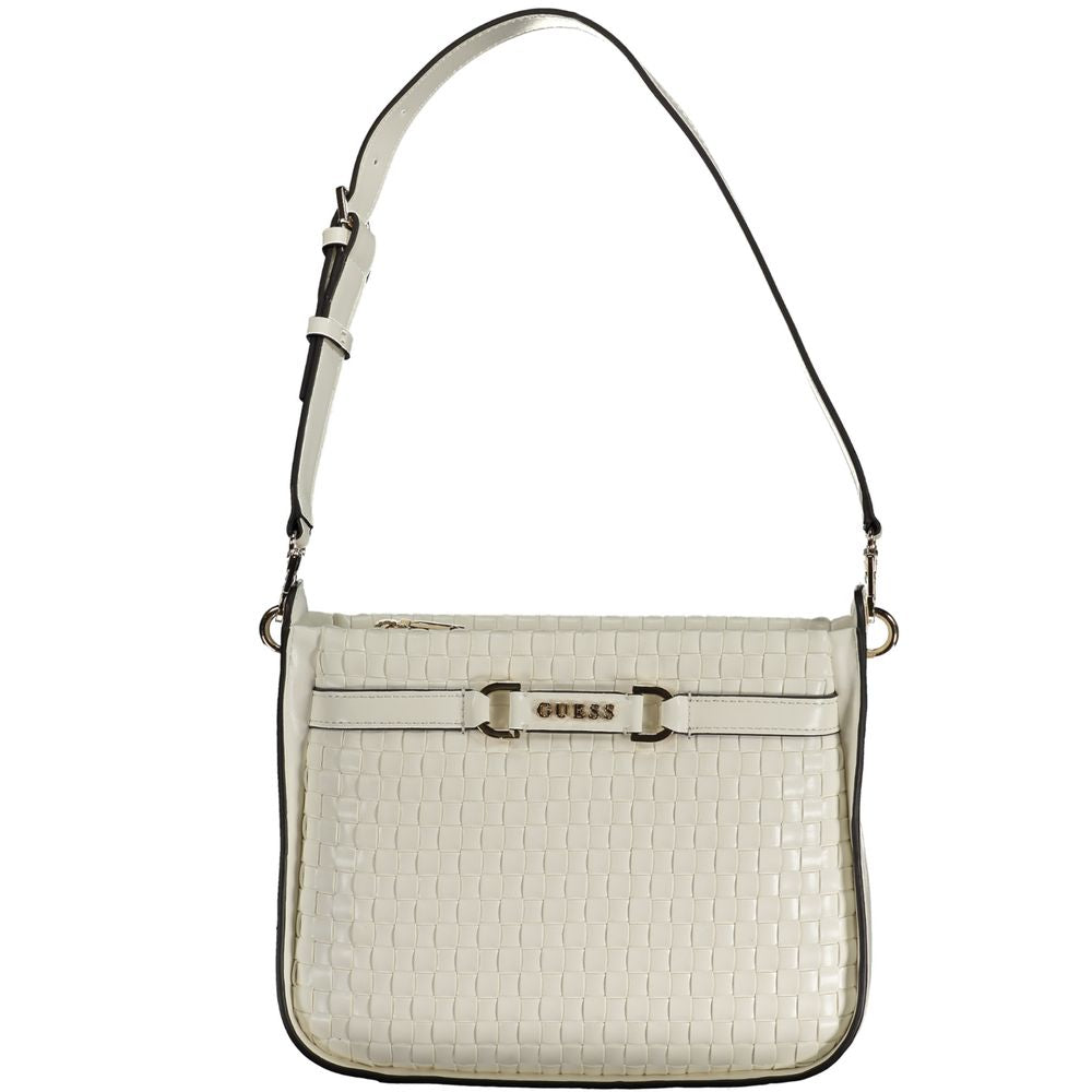 Sac à main femme Guess Jeans Bianco en polyuréthane