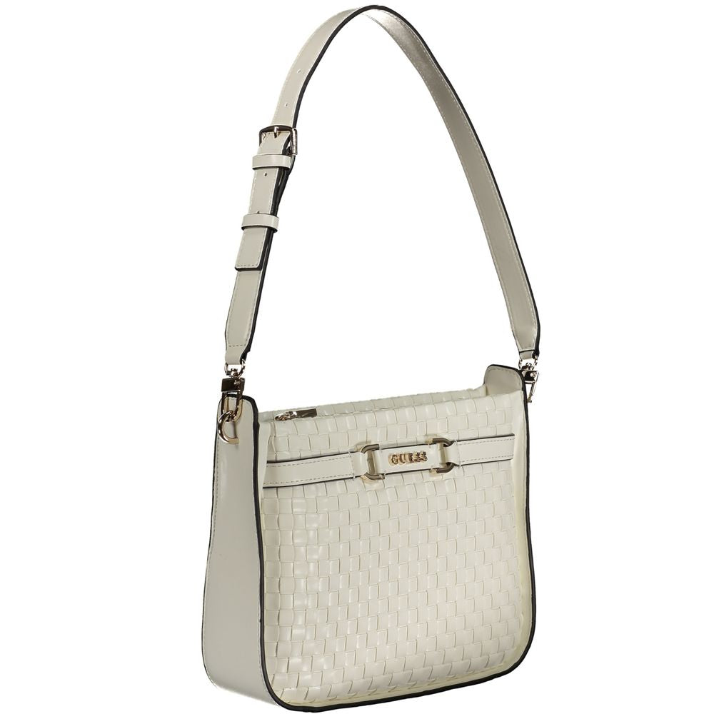 Sac à main femme Guess Jeans Bianco en polyuréthane