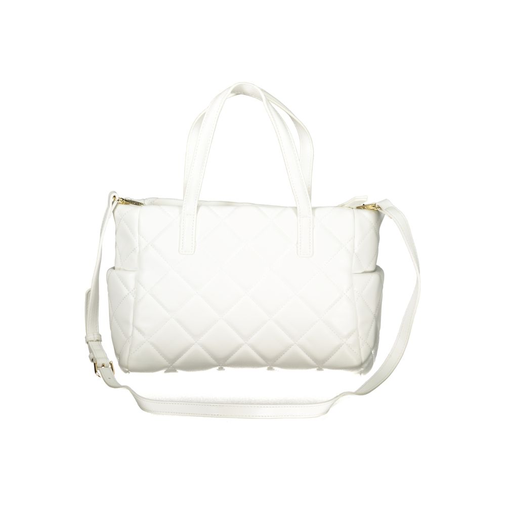 Mario Valentino – Weiße Polyethylen-Handtasche