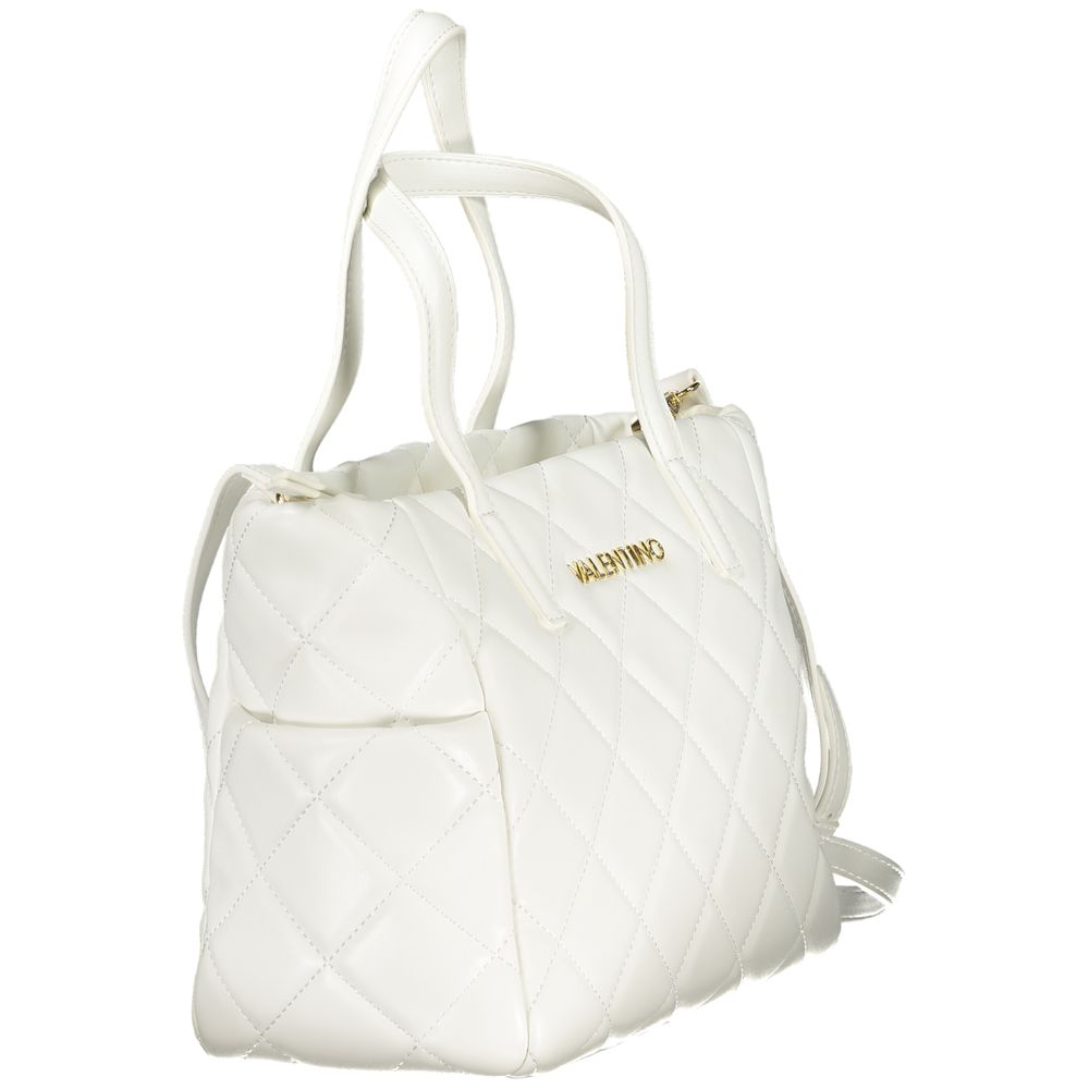 Mario Valentino – Weiße Polyethylen-Handtasche