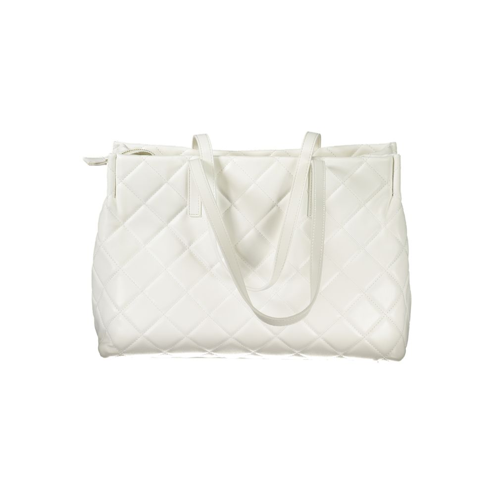 Mario Valentino – Weiße Polyethylen-Handtasche