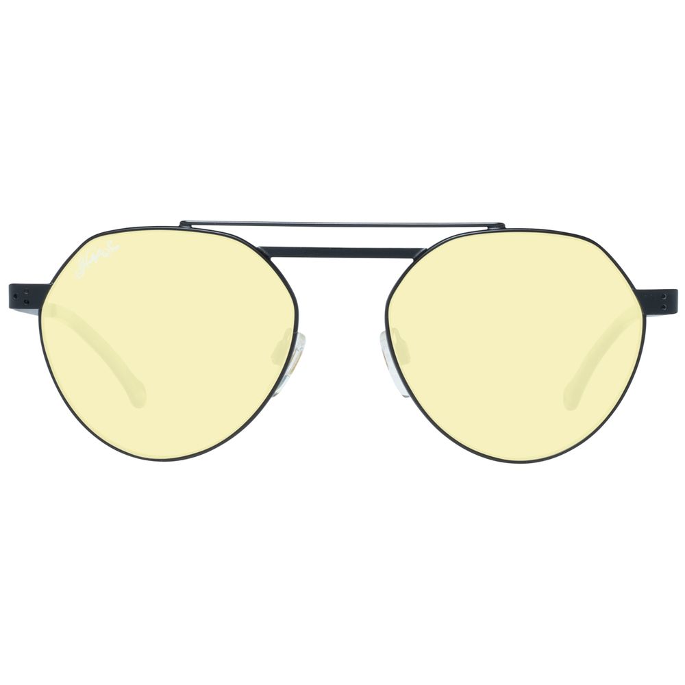 Hally&amp;Son – Schwarze Metallsonnenbrille