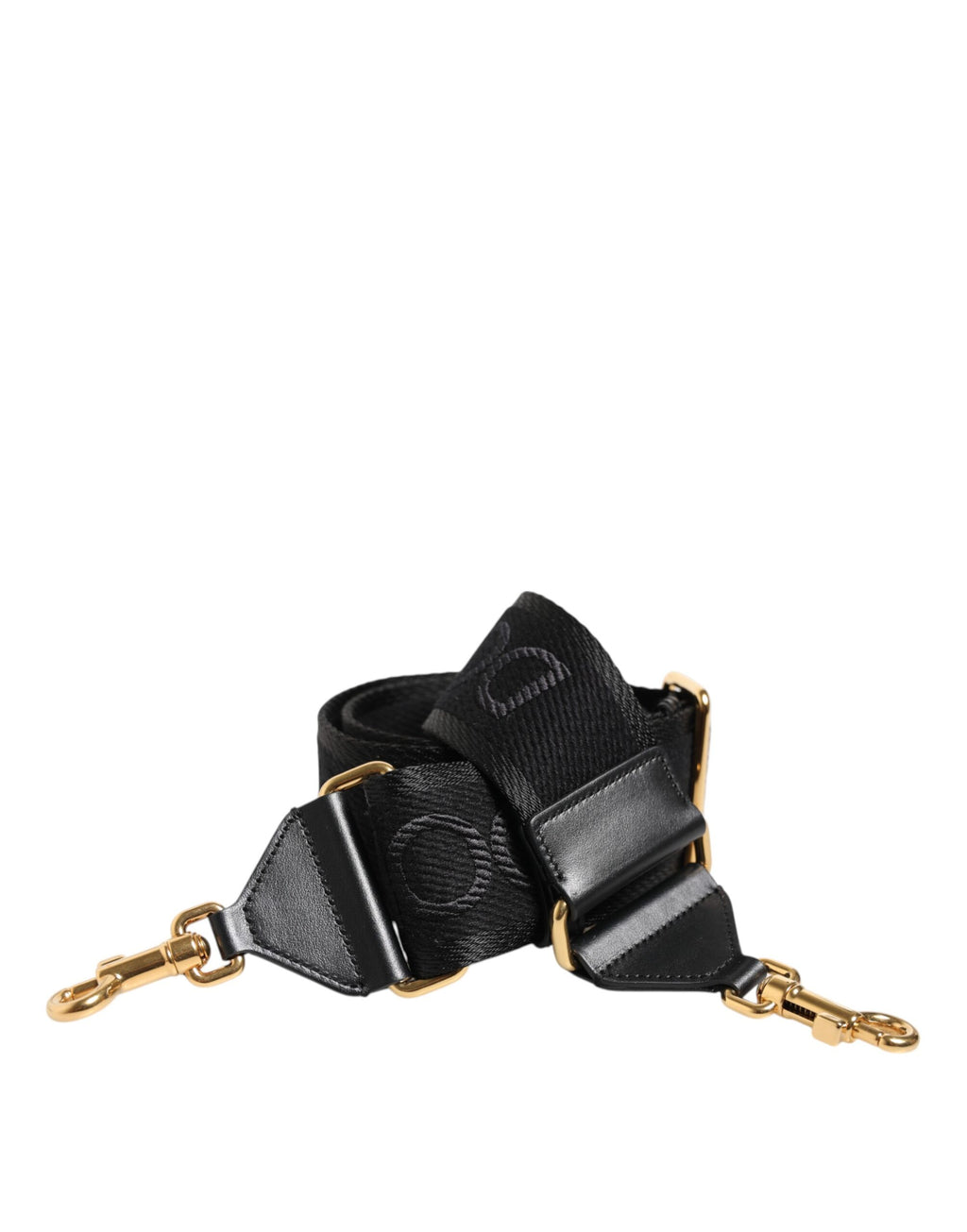 Dolce &amp; Gabbana – Schultergurt für Taschen aus massiver Viskose in Schwarz