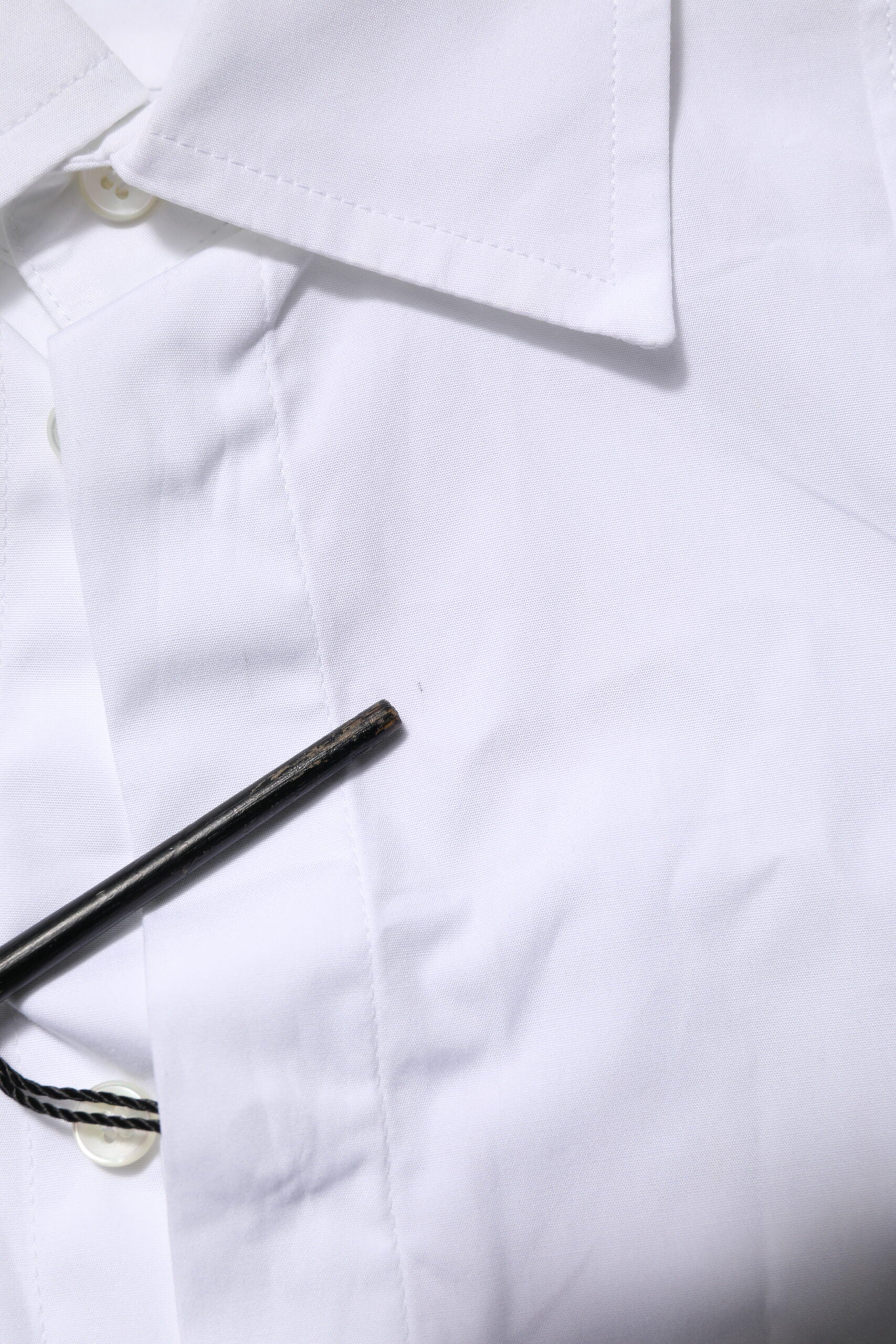 Chemise de soirée homme Dolce & Gabbana en popeline de coton blanche