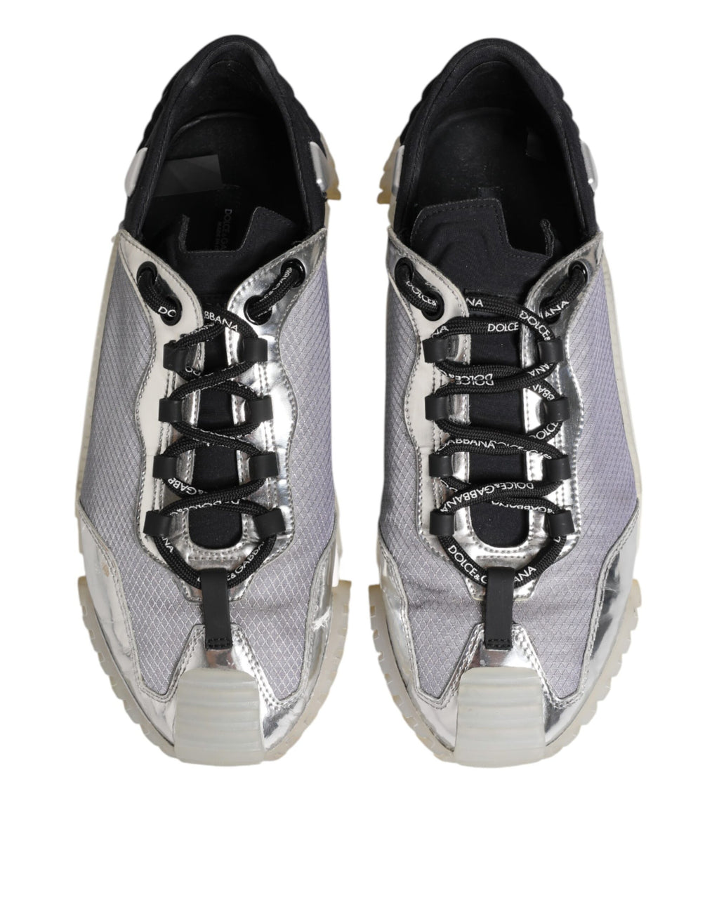 Chaussures Baskets Basses Homme Dolce & Gabbana NS1 Noir Argent