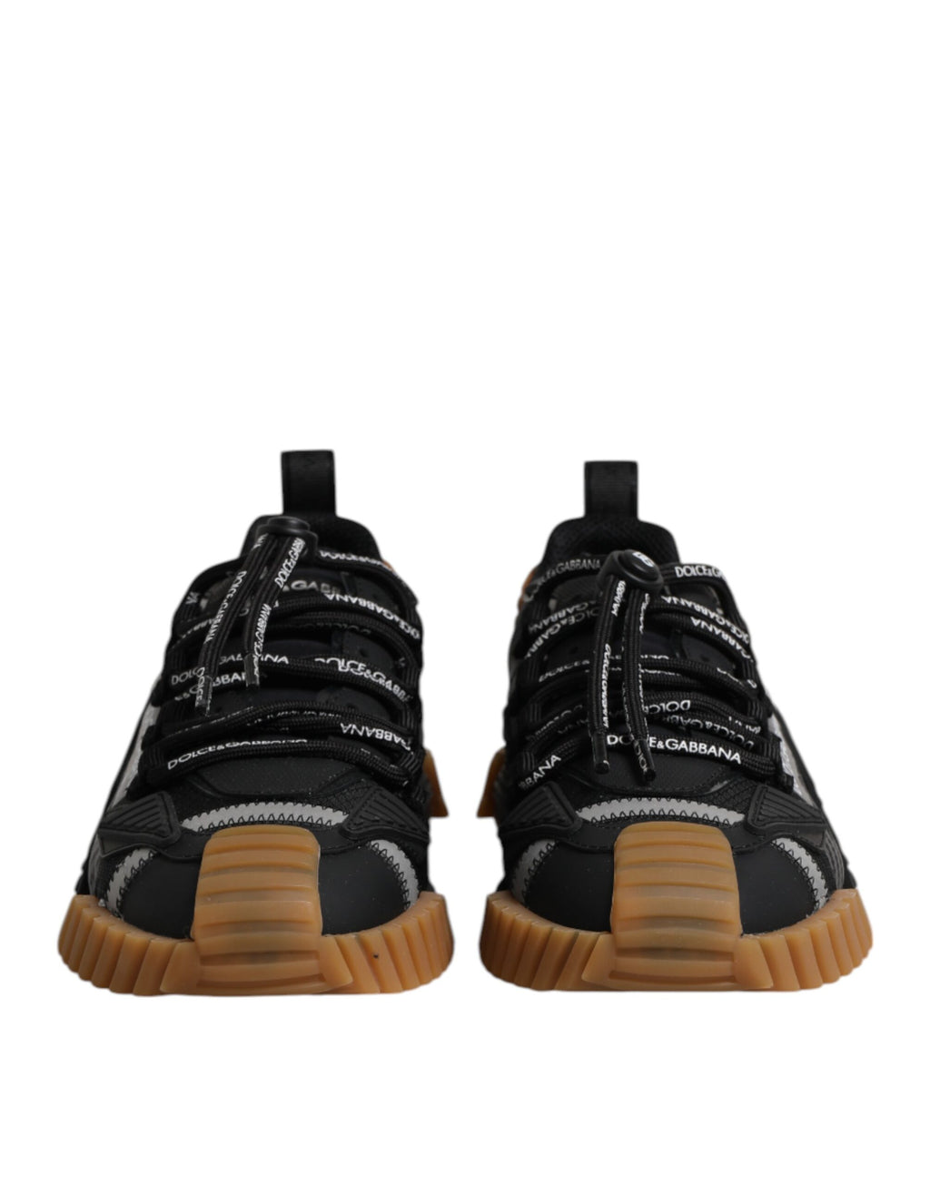 Chaussures Baskets Basses à Lacets NS1 Logo Noir Dolce & Gabbana