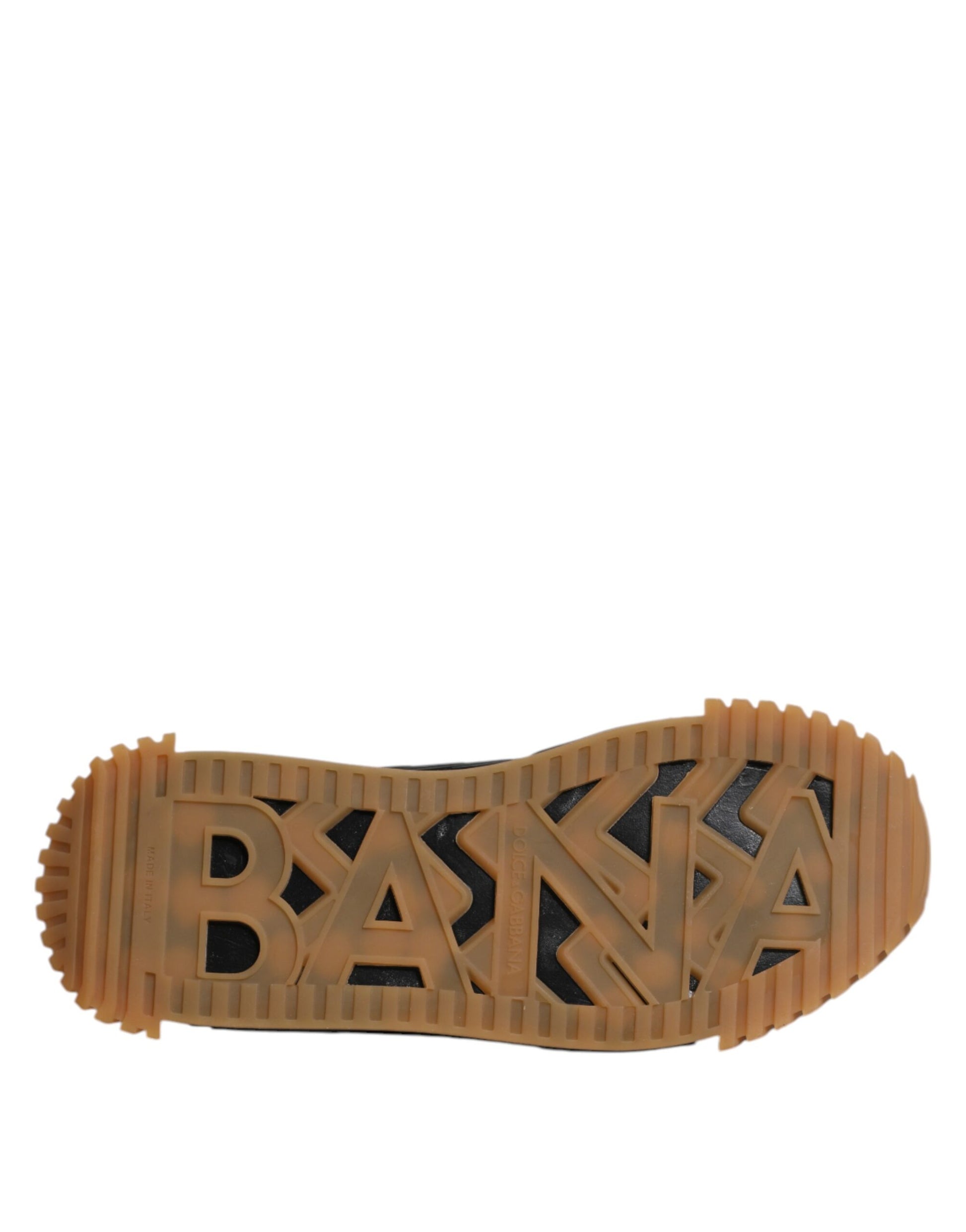 Chaussures Baskets Basses à Lacets NS1 Logo Noir Dolce & Gabbana