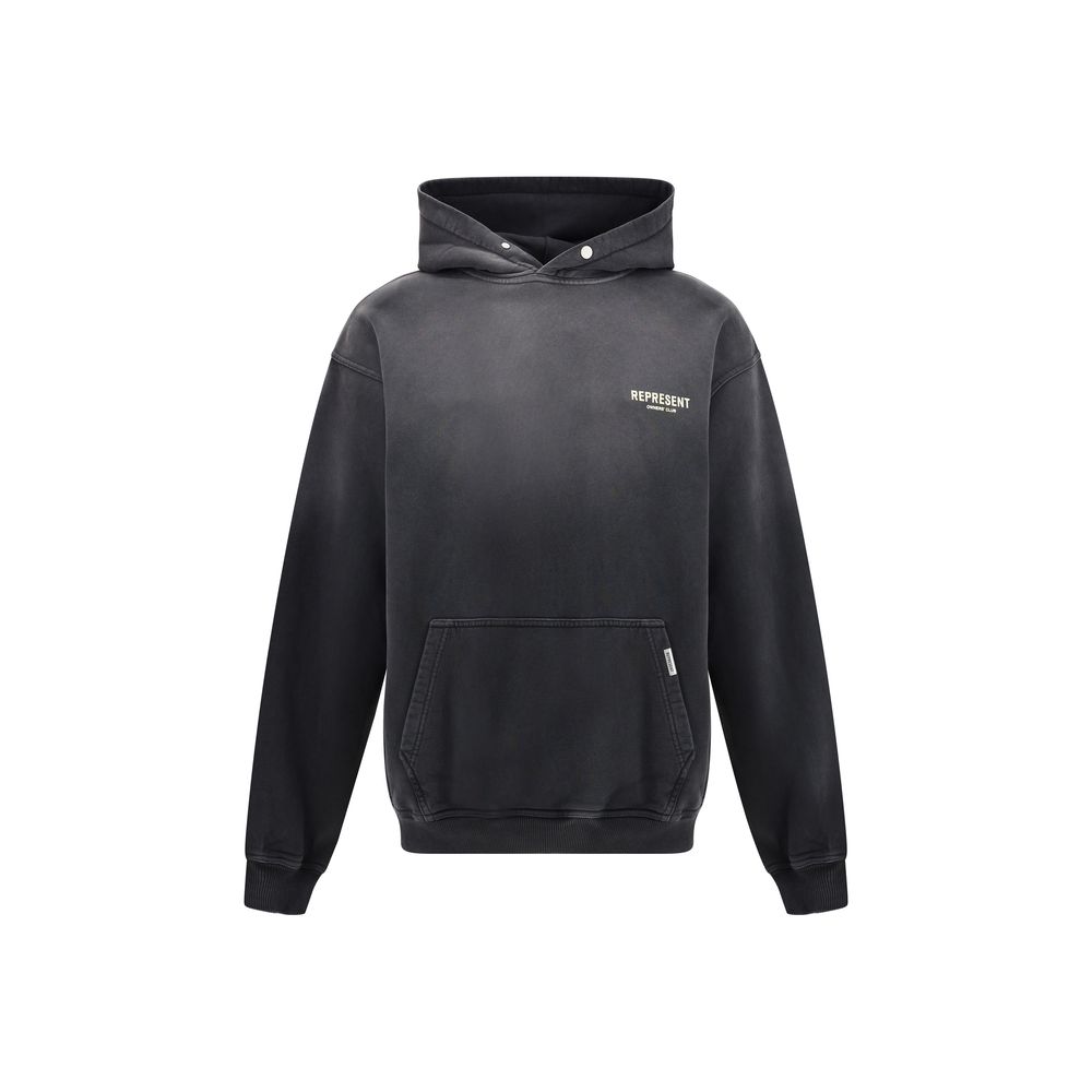 Represent Black Cotton Sweatshirt