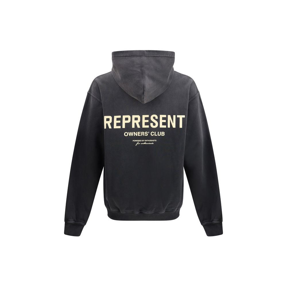 Represent Black Cotton Sweatshirt