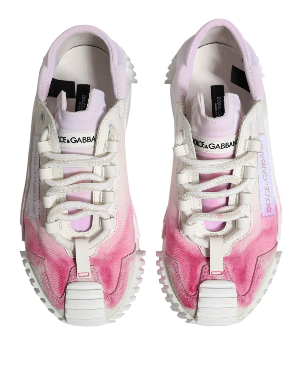 Baskets basses à lacets Dolce & Gabbana NS1 blanches