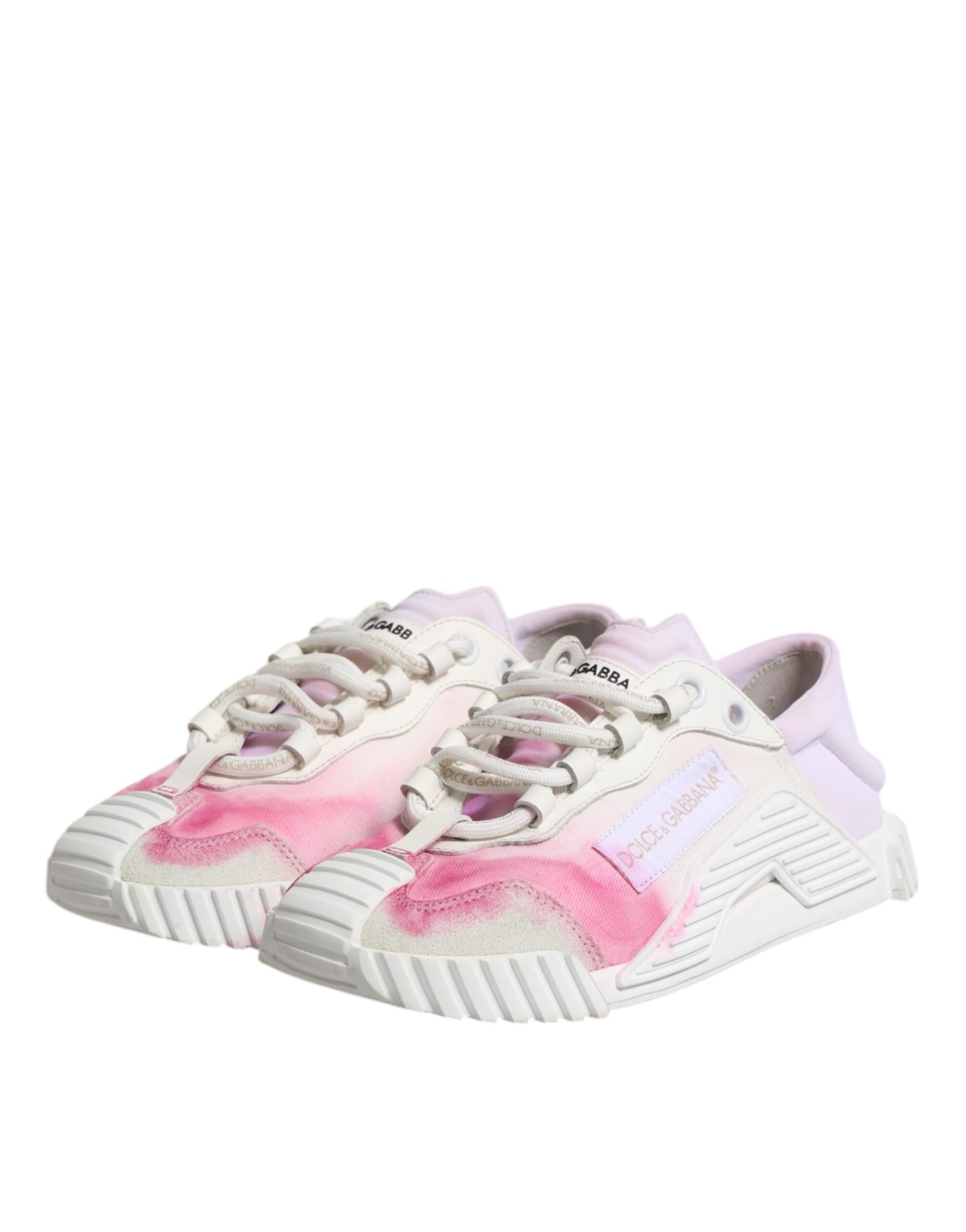 Baskets basses à lacets Dolce & Gabbana NS1 blanches